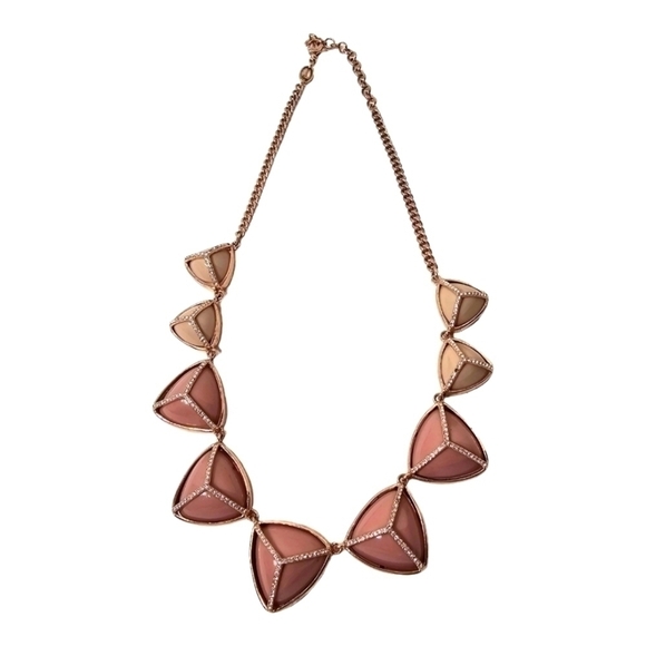 Fossil Maintenance Statement Necklace 16-18" - Picture 3 of 9